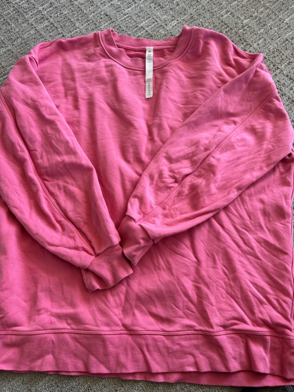 lululemon athletica Pink Crewneck Sweatshirt